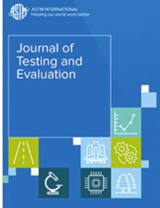 Cover of the ASTM Journal of Testing and Evaluation
